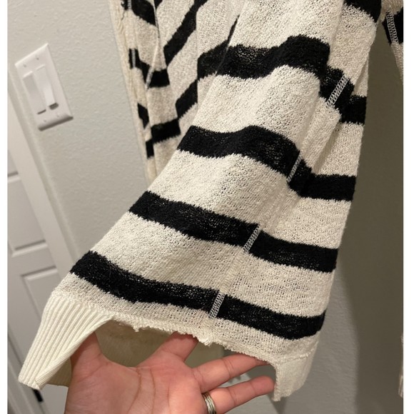 WE THE FREE Striped Crochet Knit Pullover Sweater - Picture 5 of 6